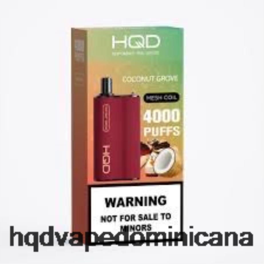 HQD BOX 4000 bocanadas Coconut Grove 68RF73 - HQD Vape Store