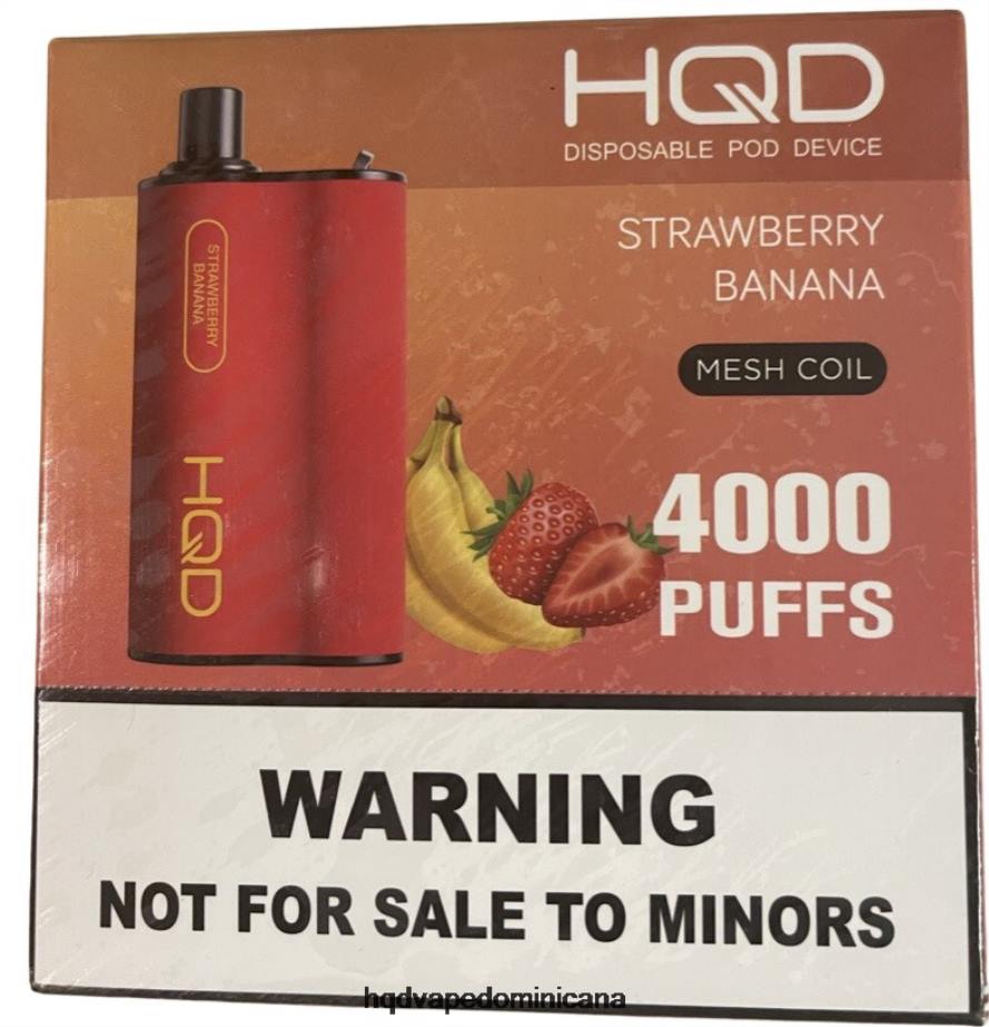 HQD BOX 4000 bocanadas Fresa plátano 68RF70 - Buy HQD Online