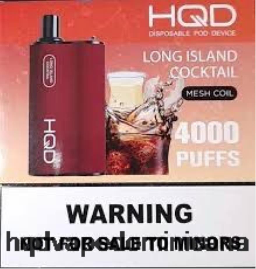 HQD BOX 4000 bocanadas cóctel de isla larga 68RF114 - HQD Vape Azua