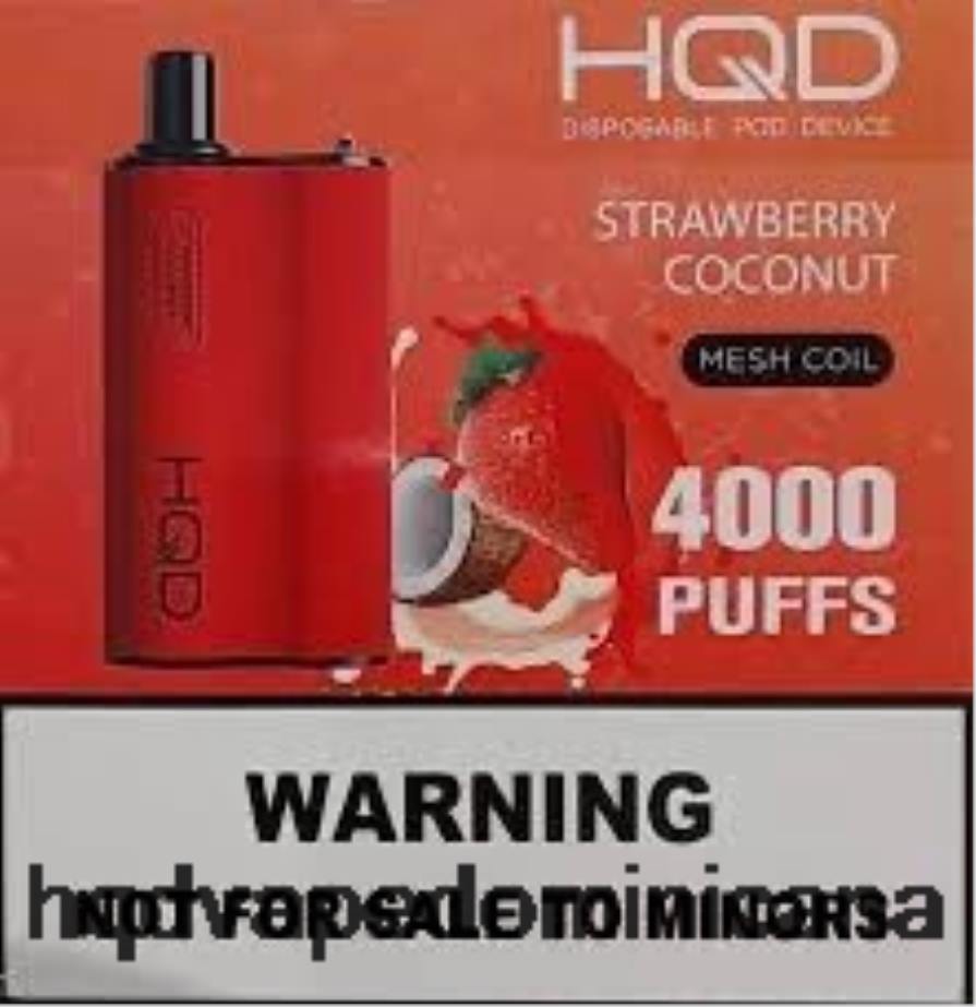 HQD BOX 4000 bocanadas coco fresa 68RF112 - HQD Vape Factory
