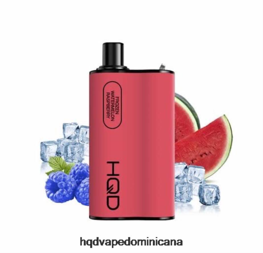 HQD BOX 4000 bocanadas frambuesa sandía congelada 68RF91 - HQD Vape Buy Online