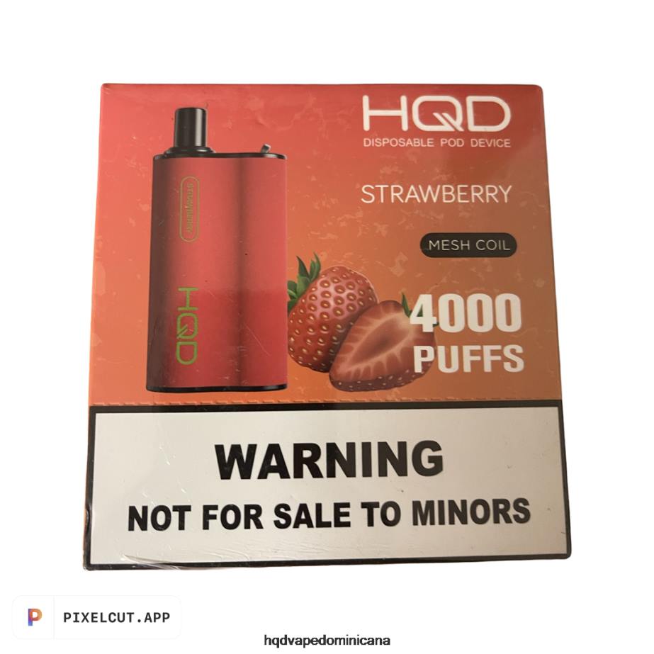 HQD BOX 4000 bocanadas fresa 68RF94 - HQD Vape Azua