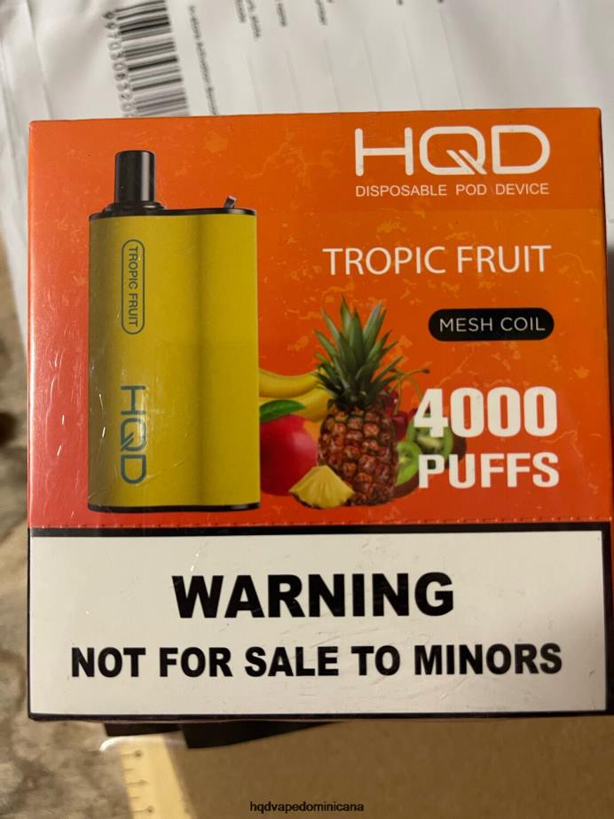 HQD BOX 4000 bocanadas fruta tropical 68RF105 - HQD Vape Precio