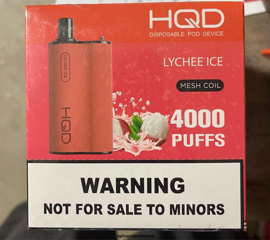 HQD BOX 4000 bocanadas hielo de lichi 68RF110 - Buy HQD Online