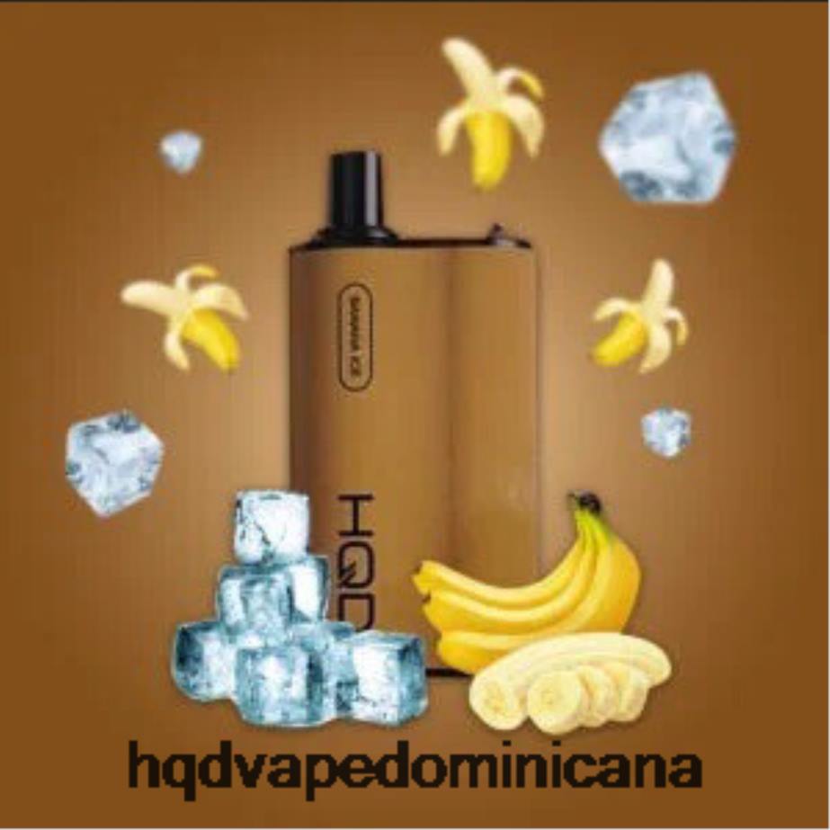 HQD BOX 4000 bocanadas hielo de plátano 68RF81 - HQD Vape Buy Online