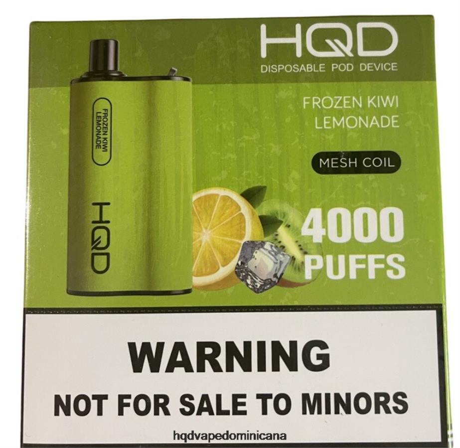 HQD BOX 4000 bocanadas limonada de kiwi congelada 68RF88 - HQD Desechable