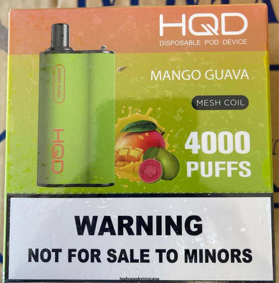 HQD BOX 4000 bocanadas mango guayaba 68RF100 - Buy HQD Online