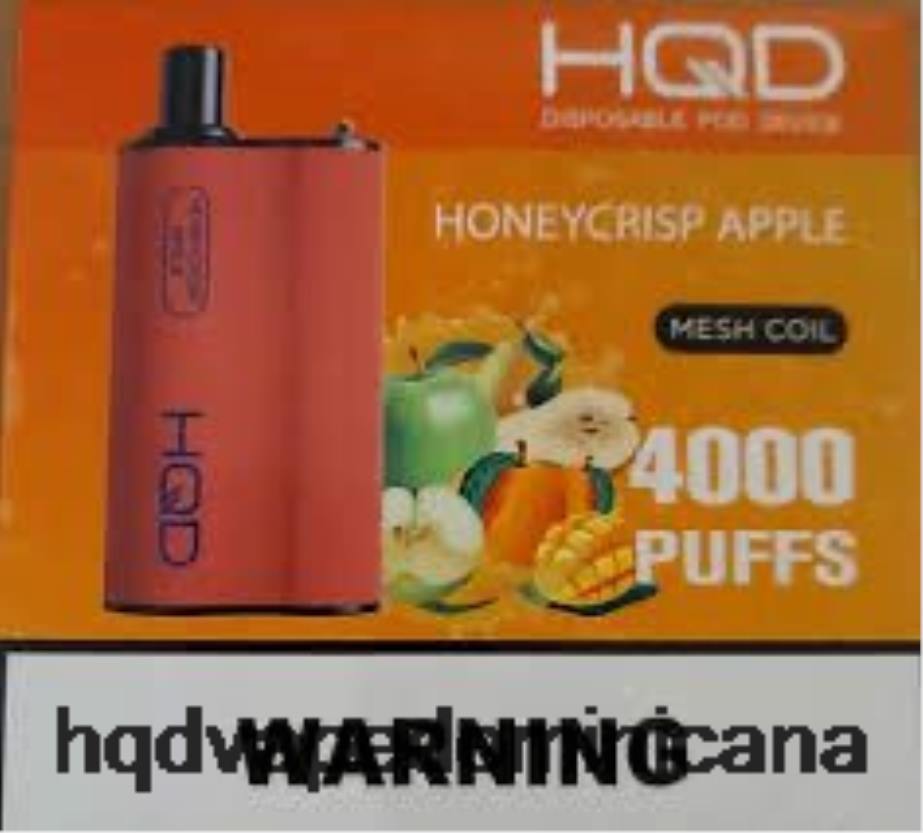 HQD BOX 4000 bocanadas manzana crujiente con miel 68RF115 - HQD Vape Precio