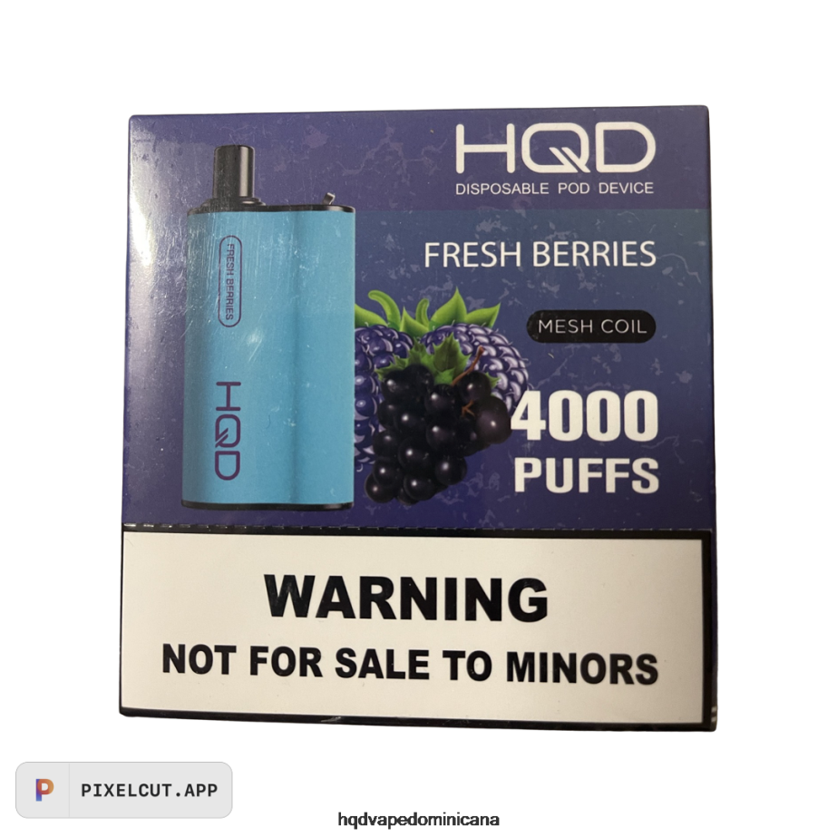 HQD BOX 4000 bocanadas moras frecas 68RF102 - HQD Vape Factory
