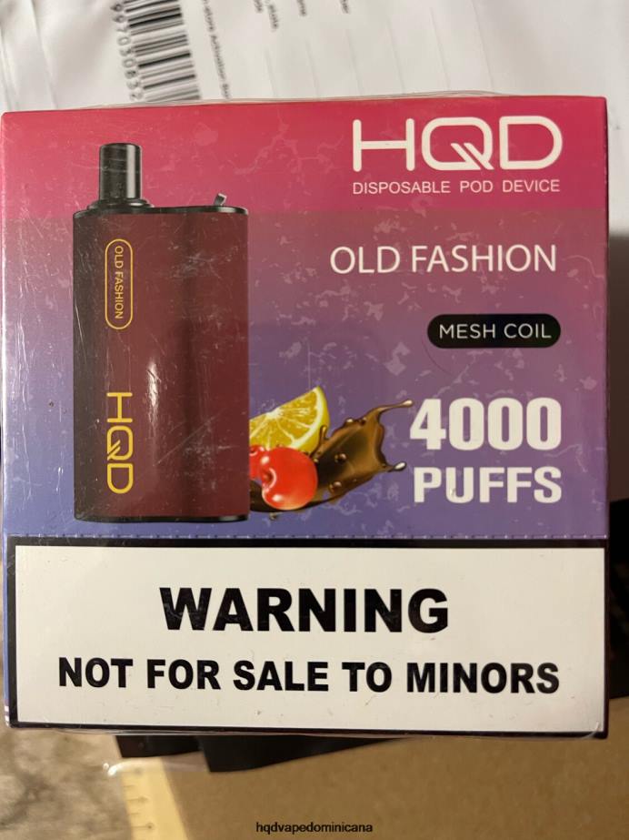 HQD BOX 4000 bocanadas pasado de moda 68RF104 - HQD Vape Azua