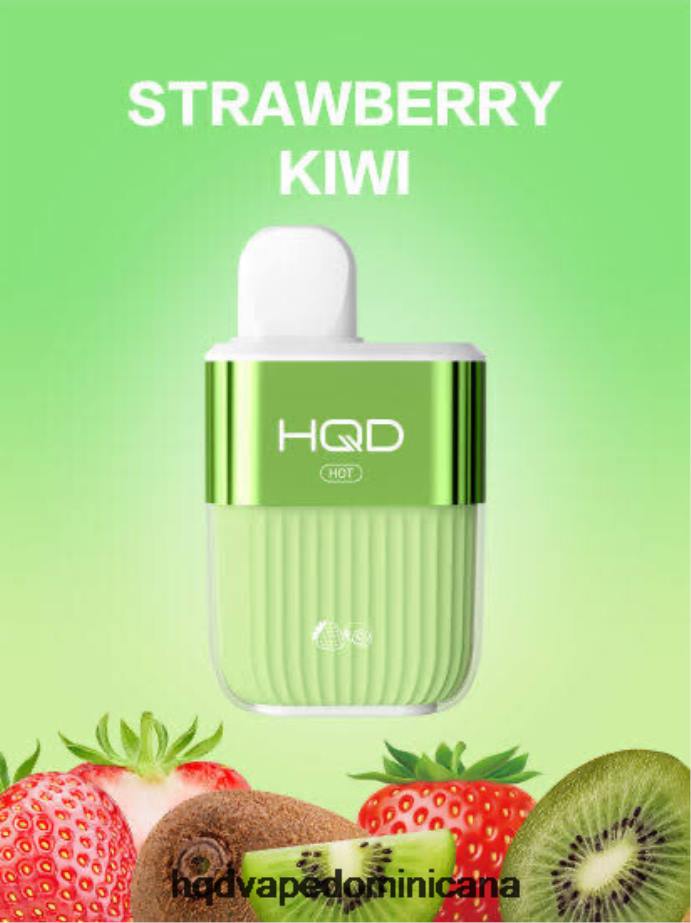 HQD HOT 5000 bocanadas kiwi fresa 68RF63 - HQD Vape Store