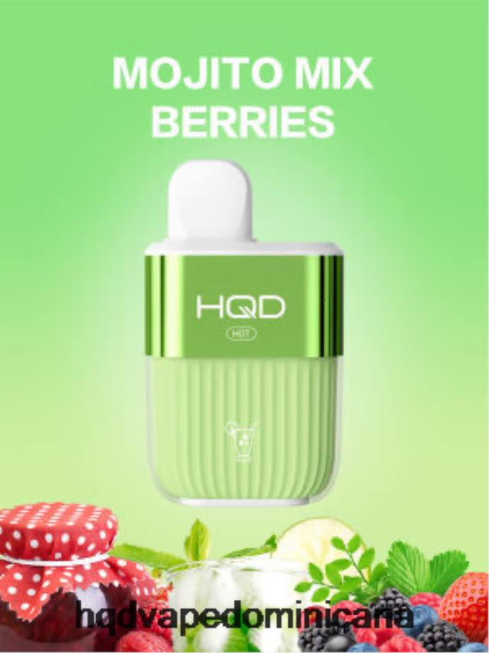HQD HOT 5000 bocanadas mezcla de mojitos con bayas 68RF61 - HQD Vape Buy Online