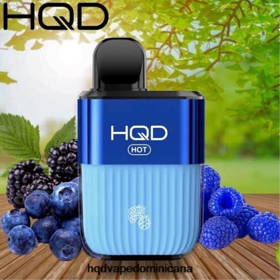 HQD HOT 5000 bocanadas moras frecas 68RF68 - HQD Desechable