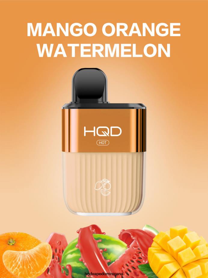 HQD HOT 5000 bocanadas sandia mango naranja 68RF60 - Buy HQD Online