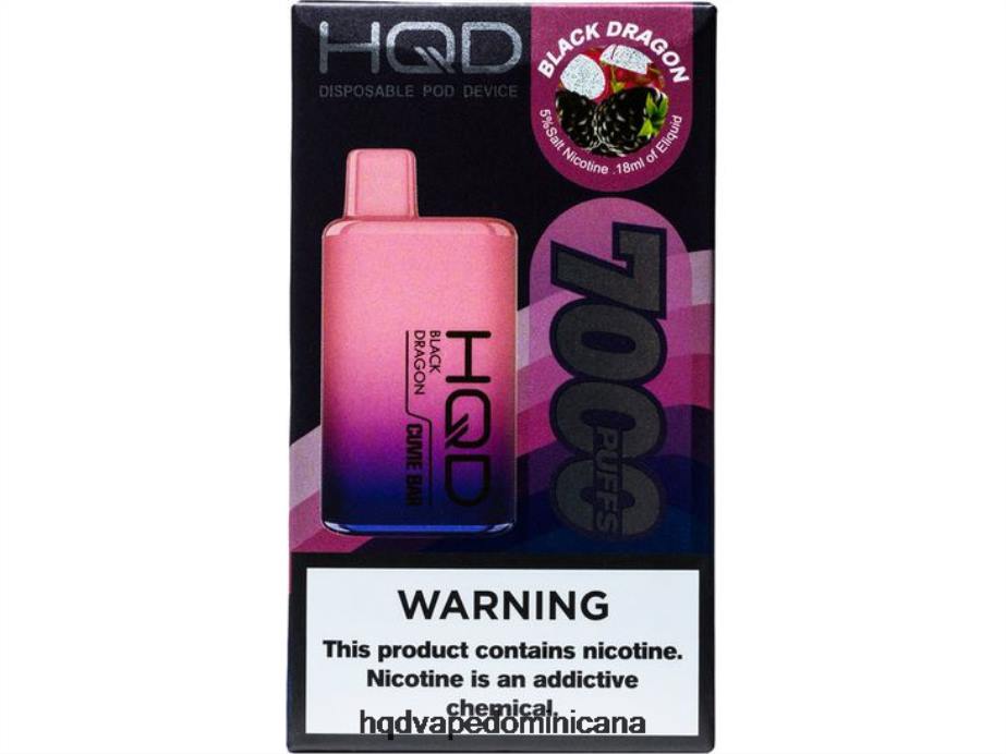 HQD CUVIE BAR desechable dragón Negro 68RF131 - HQD Vape Buy Online