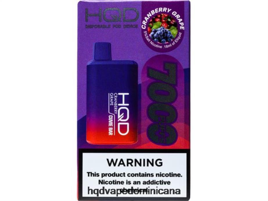 HQD CUVIE BAR desechable uva de arándano 68RF161 - HQD Vape Buy Online