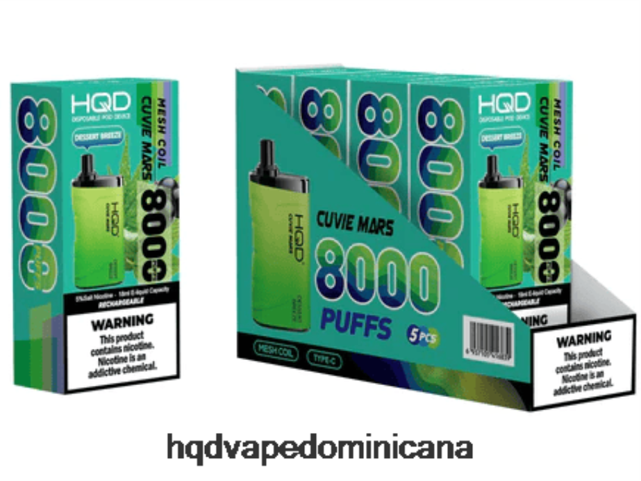 HQD CUVIE MARS desechable brisa de postre 68RF163 - HQD Vape Store