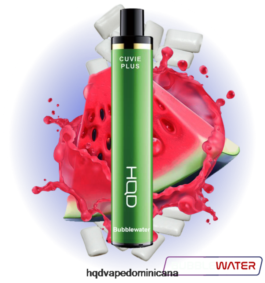 HQD CUVIE PLUS 1200 bocanadas agua de burbujas 68RF119 - HQD Vape Sabores