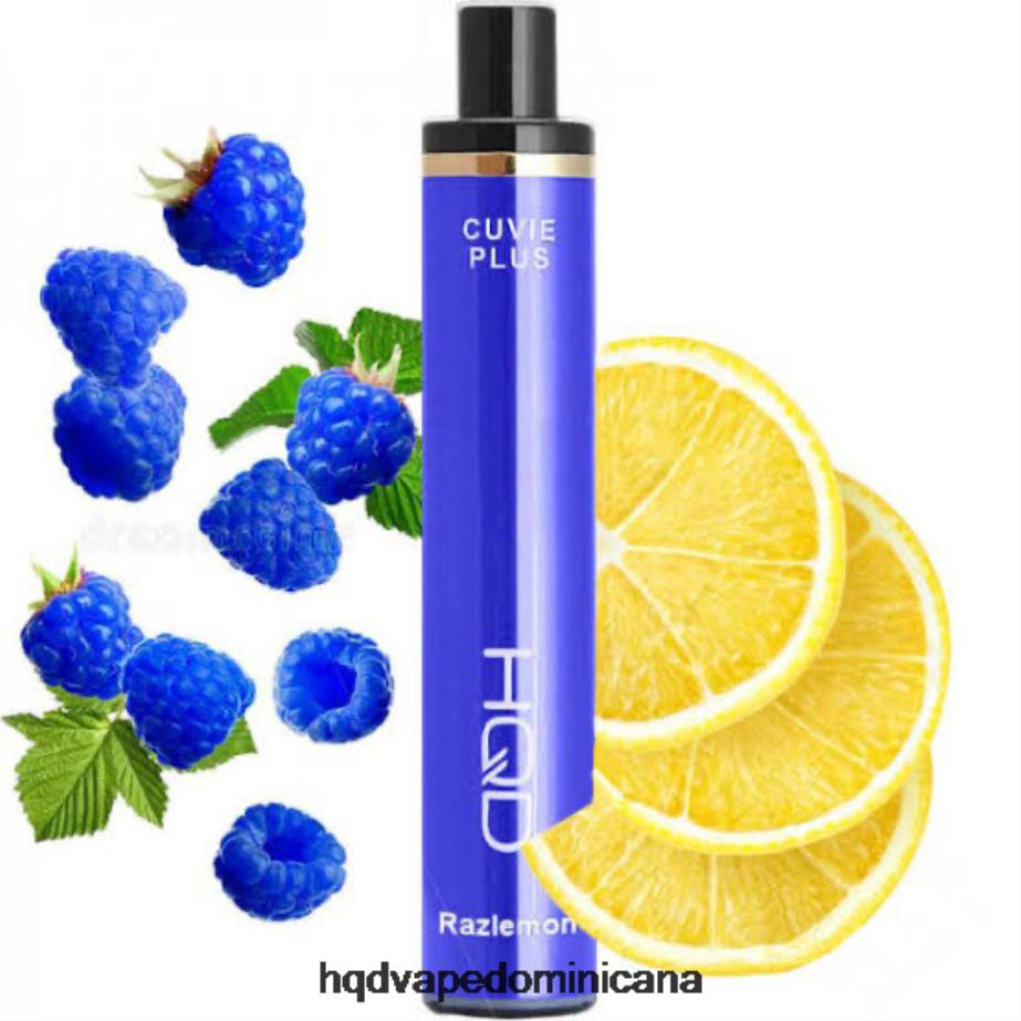HQD CUVIE PLUS 1200 bocanadas raiz de limon 68RF124 - HQD Vape Azua