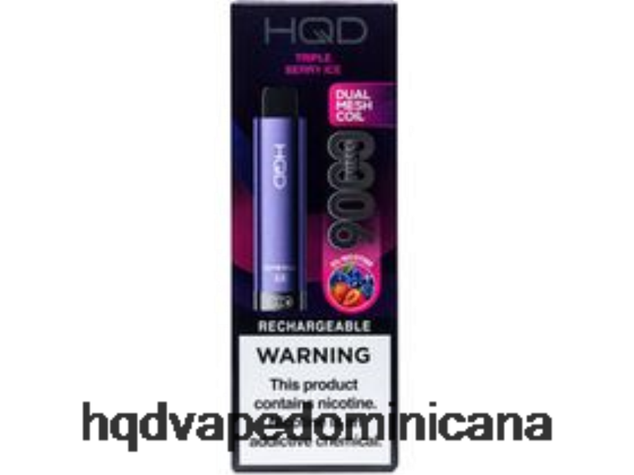 HQD CUVIE PLUS 2.0 desechable hielo de triple baya 68RF266 - HQD Comprar