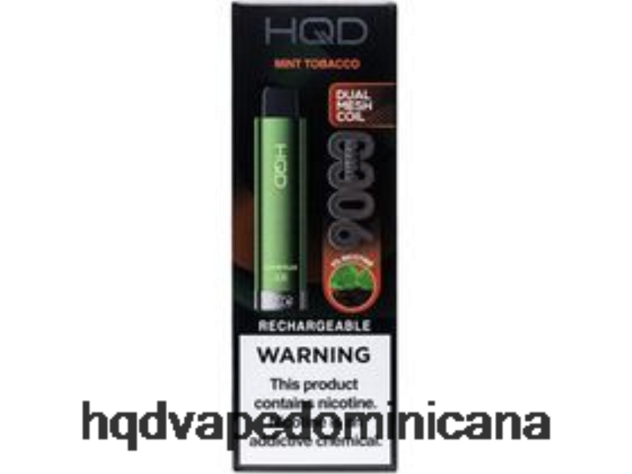 tabaco de menta