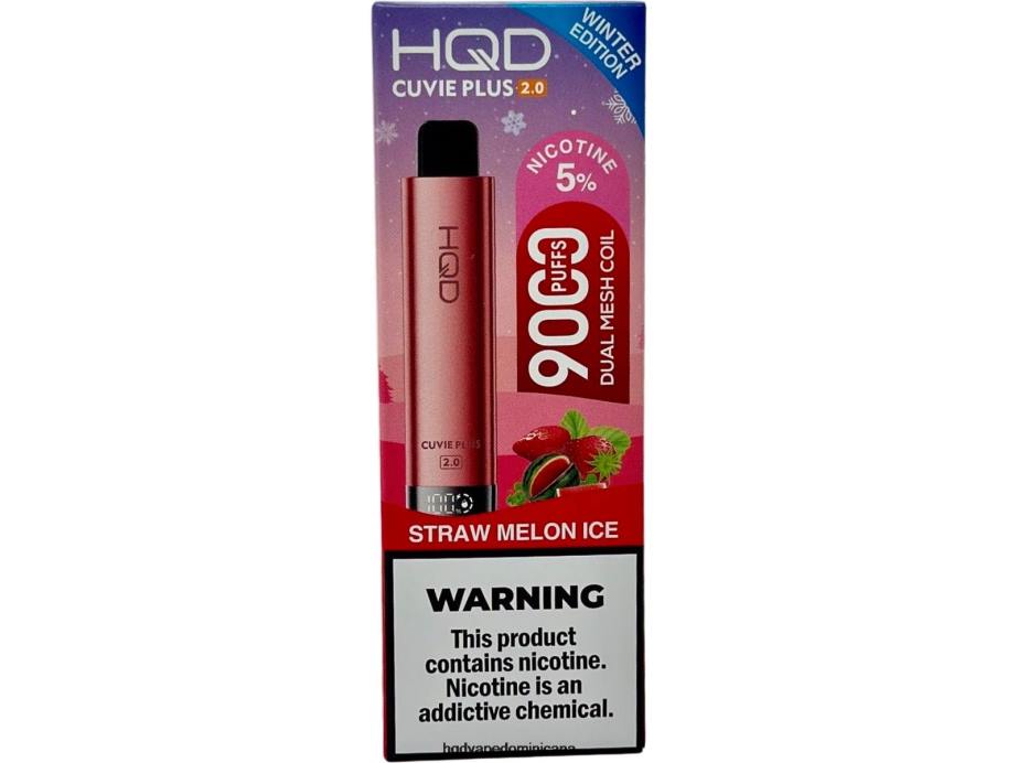 HQD CUVIE PLUS 2.0 (edición de invierno) hielo de melón paja 68RF251 - HQD Vape Buy Online