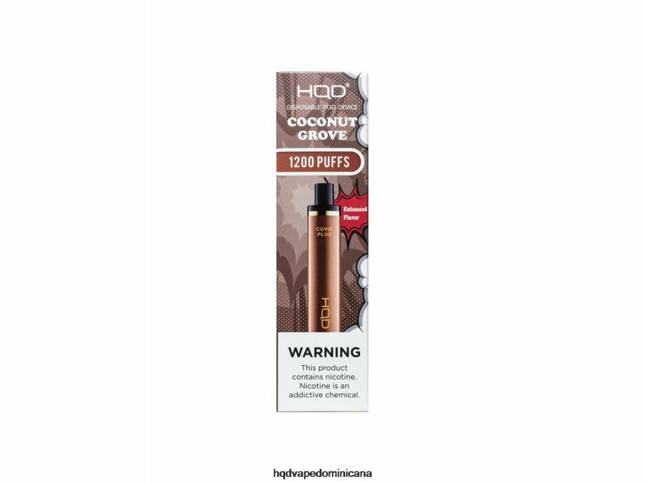 HQD CUVIE PLUS vaporizador desechable Coconut Grove 68RF157 - HQD Vape Dominicana