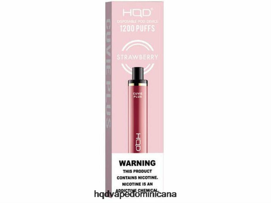 HQD CUVIE PLUS vaporizador desechable fresa 68RF252 - HQD Vape Factory