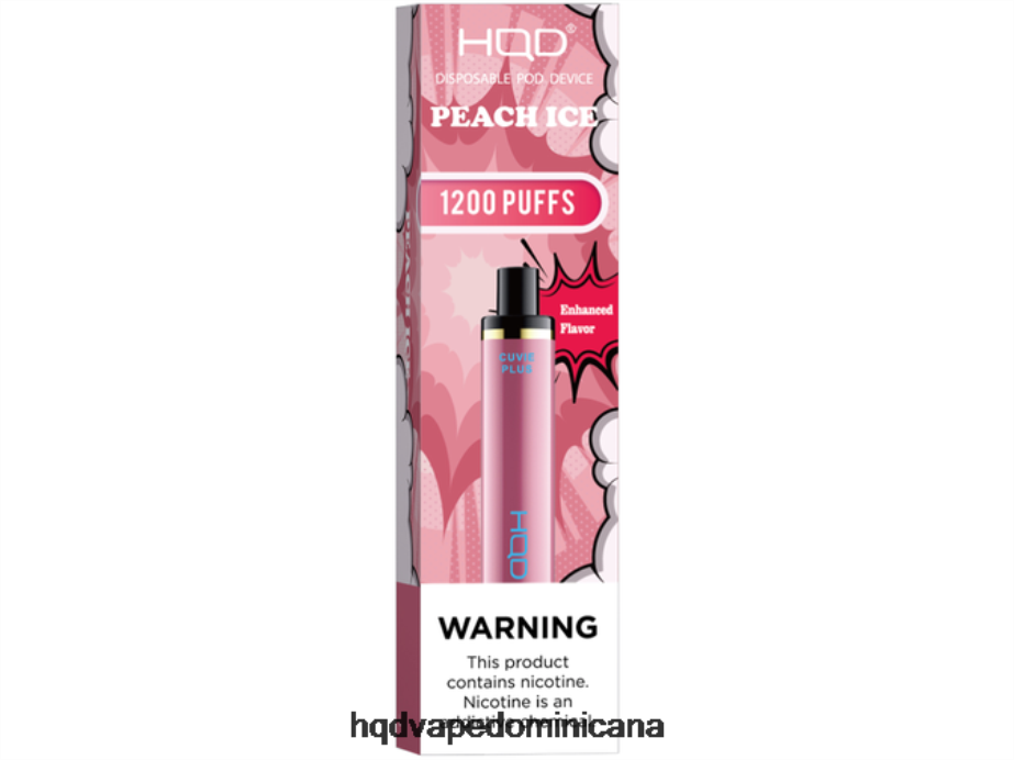 HQD CUVIE PLUS vaporizador desechable hielo de durazno 68RF230 - Buy HQD Online