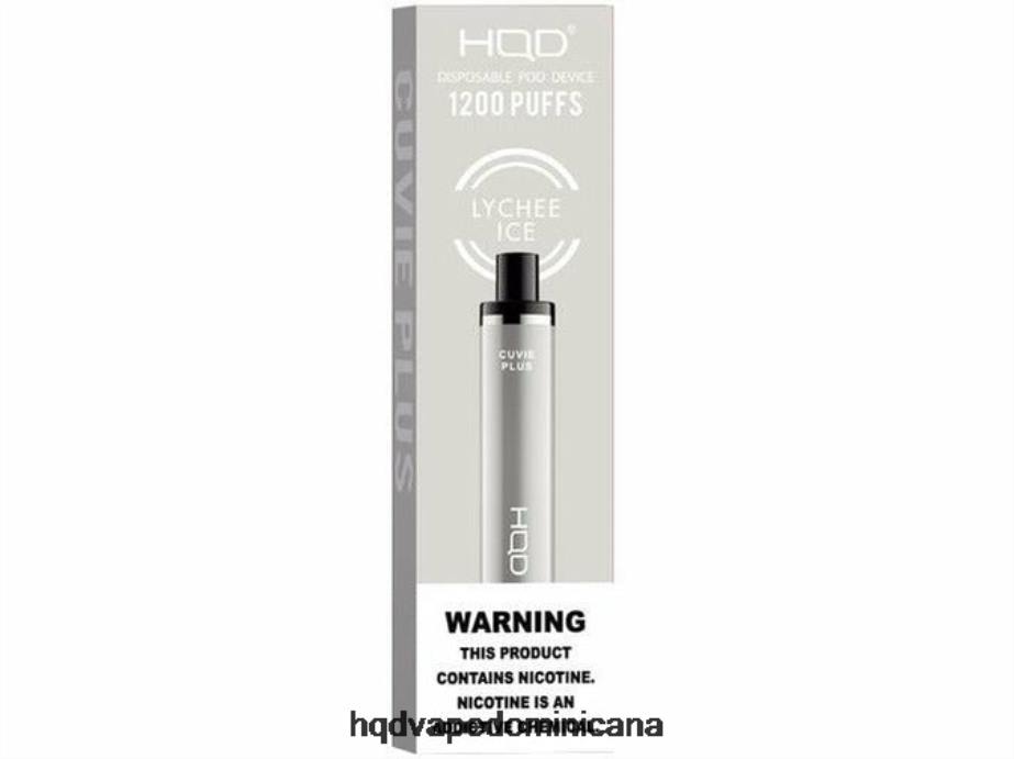 HQD CUVIE PLUS vaporizador desechable hielo de lichi 68RF213 - HQD Vape Store