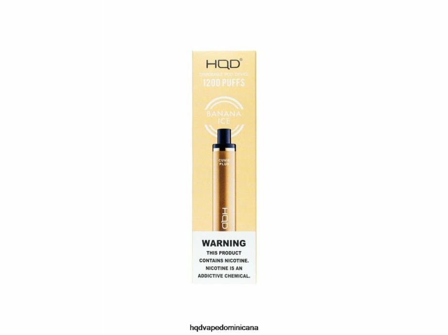 HQD CUVIE PLUS vaporizador desechable hielo de plátano 68RF128 - HQD Desechable