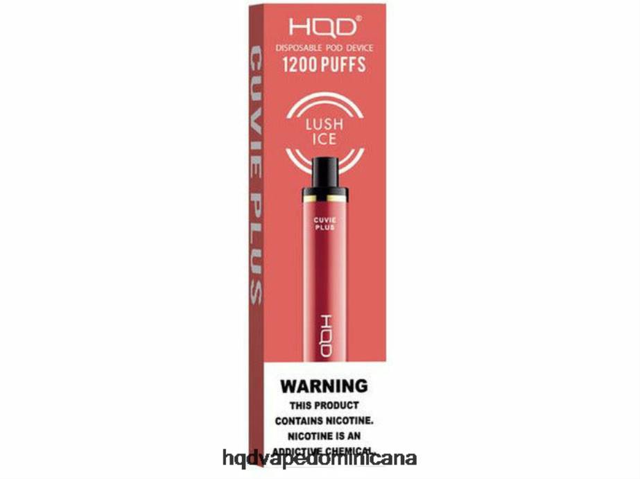 HQD CUVIE PLUS vaporizador desechable hielo exuberante 68RF212 - HQD Vape Factory