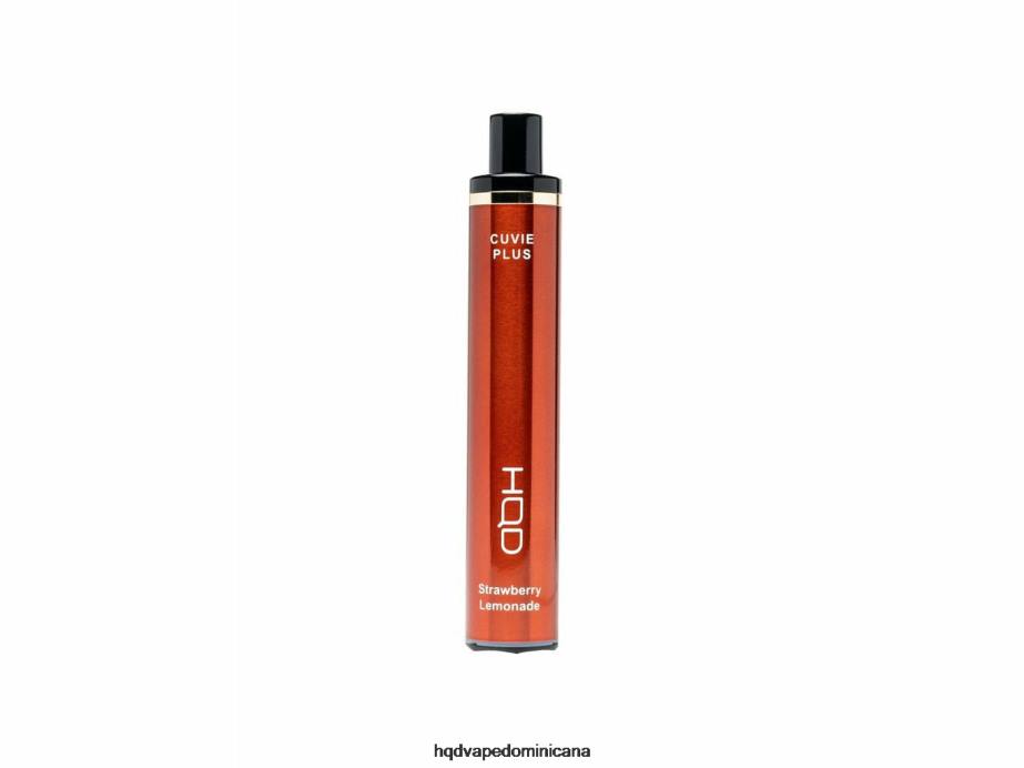 HQD CUVIE PLUS vaporizador desechable limonada de fresa 68RF257 - HQD Vape Dominicana