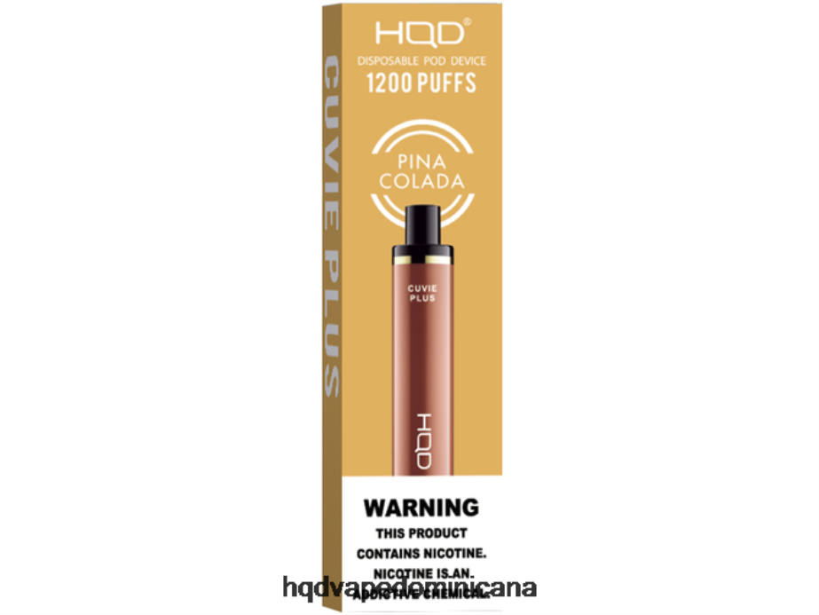 HQD CUVIE PLUS vaporizador desechable piña colada 68RF232 - HQD Vape Factory