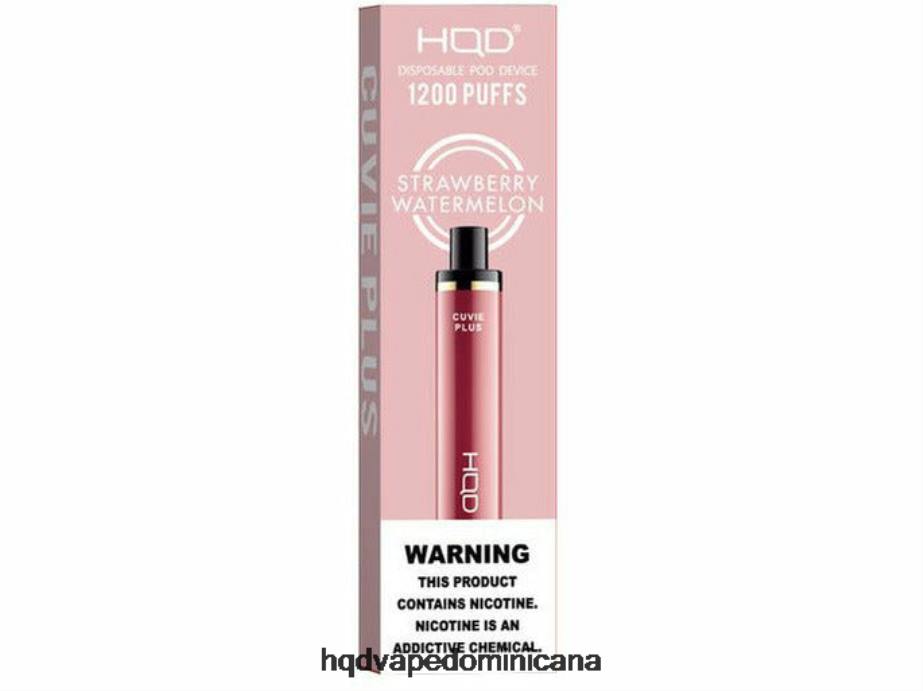 HQD CUVIE PLUS vaporizador desechable sandia fresa 68RF262 - HQD Vape Factory
