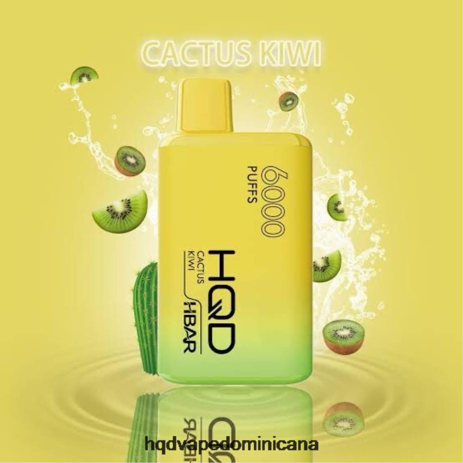 HQD HBAR 6000 bocanadas kiwi cactus 68RF45 - HQD Vape Precio