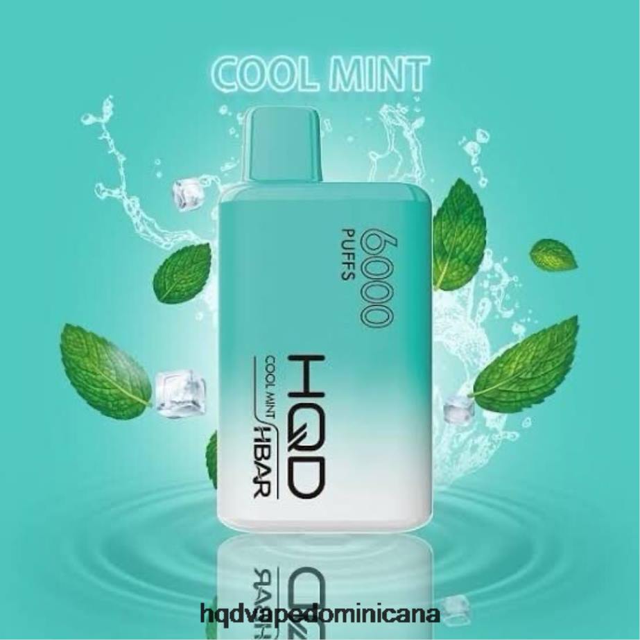 HQD HBAR 6000 bocanadas menta fresca 68RF48 - HQD Desechable