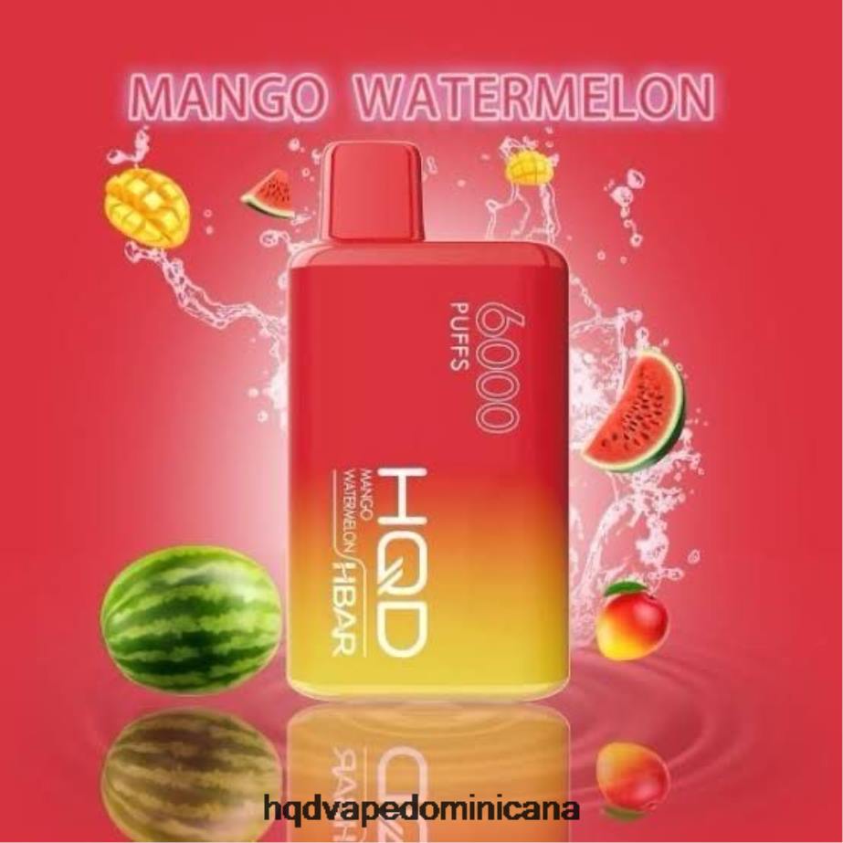 HQD HBAR 6000 bocanadas sandia mango 68RF55 - HQD Vape Precio
