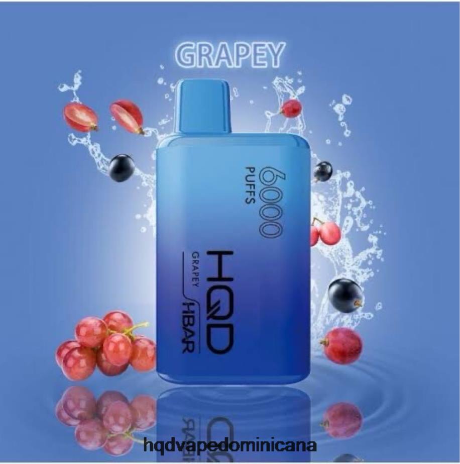 HQD HBAR 6000 bocanadas uva 68RF42 - HQD Vape Factory