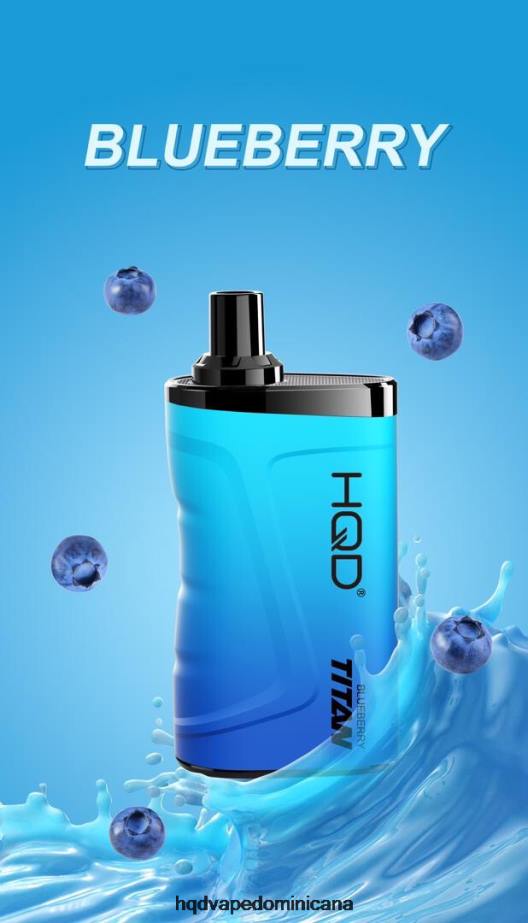 HQD TITAN 7000 bocanadas arándano 68RF5 - HQD Vape Precio