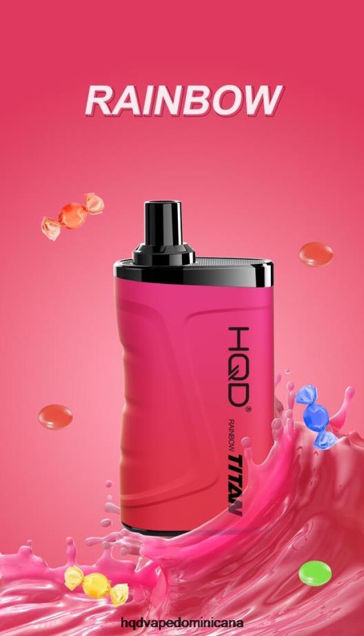 HQD TITAN 7000 bocanadas arcoíris 68RF7 - HQD Vape Dominicana
