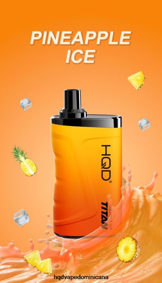 HQD TITAN 7000 bocanadas hielo de piña 68RF3 - HQD Vape Store