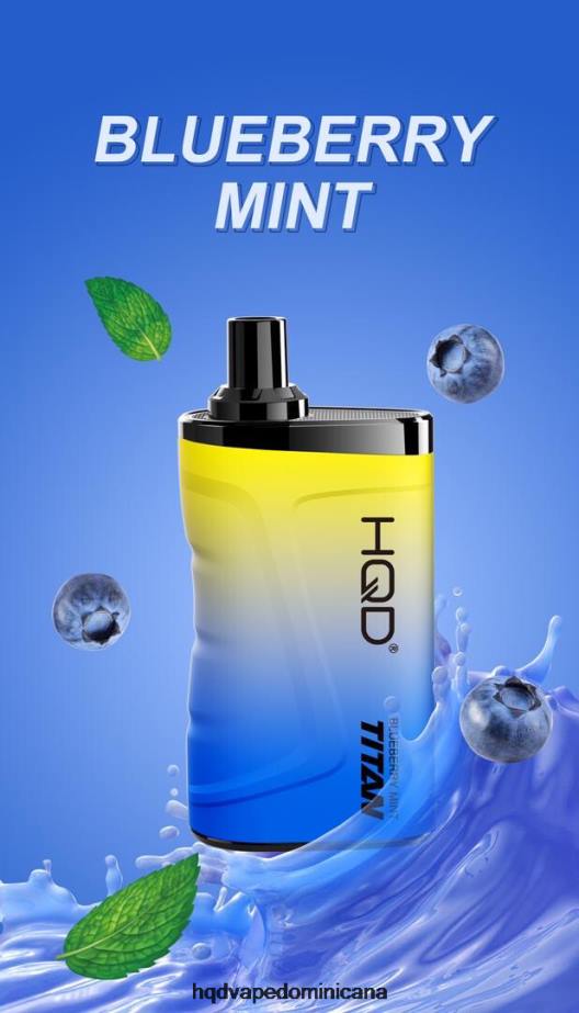 HQD TITAN 7000 bocanadas menta de arándanos 68RF6 - HQD Comprar